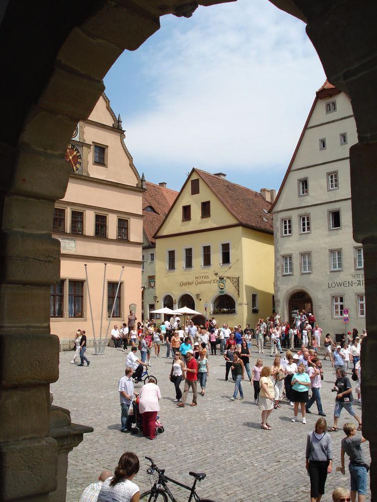 Hotel Goldenes Lamm Rothenburg ob der Tauber Exterior foto