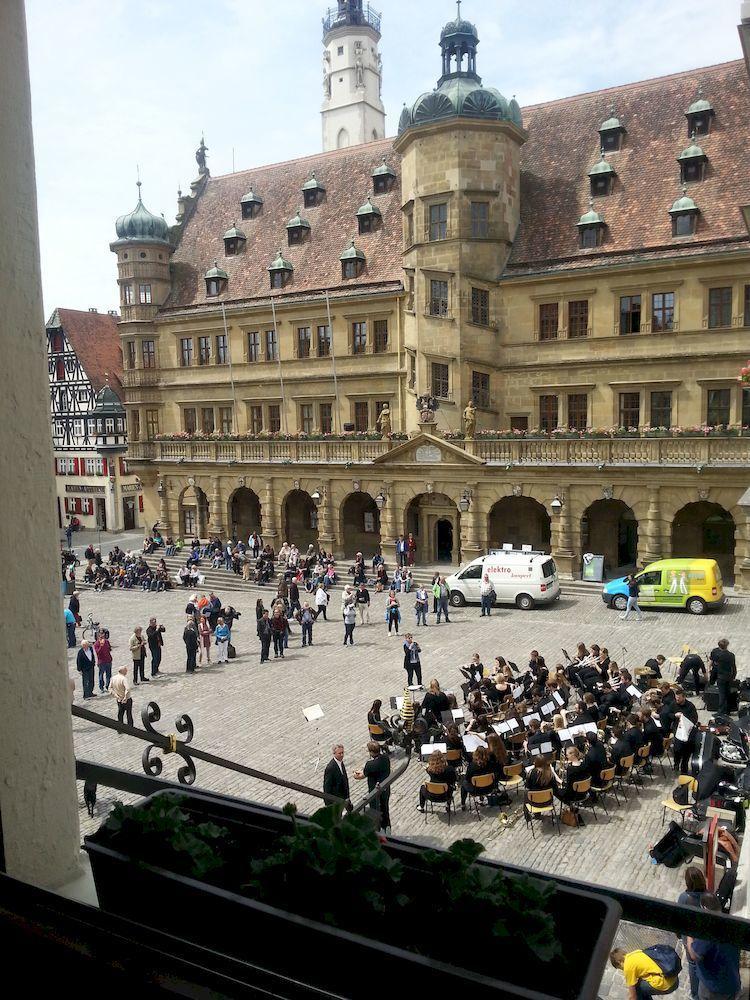 Hotel Goldenes Lamm Rothenburg ob der Tauber Exterior foto